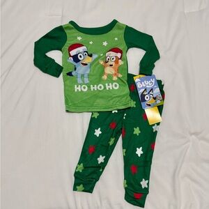 NEW WITH TAGS - Bluey Christmas PJ Set - Size 12 Months